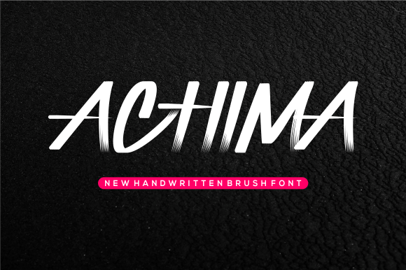 Achima Font: A Dynamic Display Typeface for Web Designers