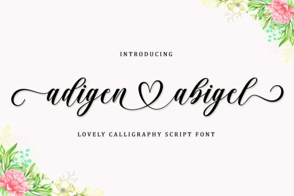 Adigen Abigel: A Modern Script Font That Elevates Small Business Branding