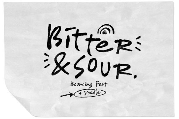 Bitter Sour: A Playful Script Font for Editorial Charm