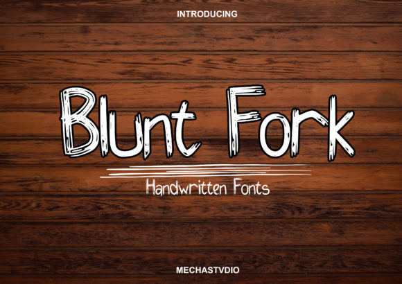 Blunt Fork: A Script Font That Elevates Campaign Typography