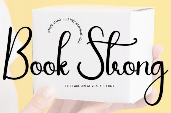Book Strong: A Handwritten Font for Warm Editorial Design