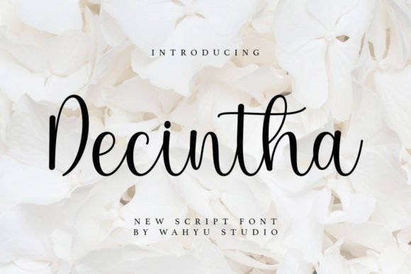 Decintha: A Stylish Handwritten Font for Small Business Branding