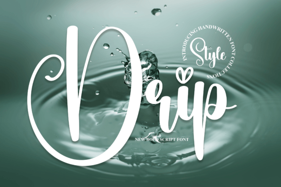 Drip: A Handwritten Font That Adds Personality to Editorial Design