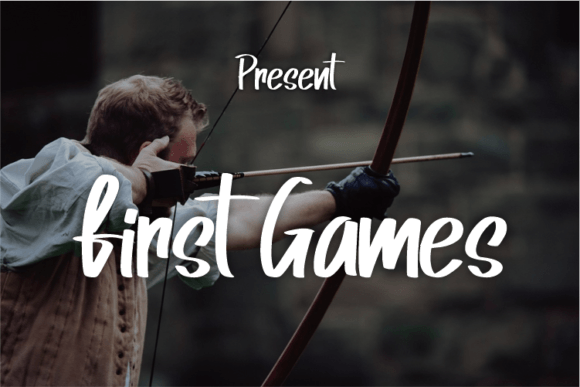 Elevate Your Craft with the First Games Script Typeface