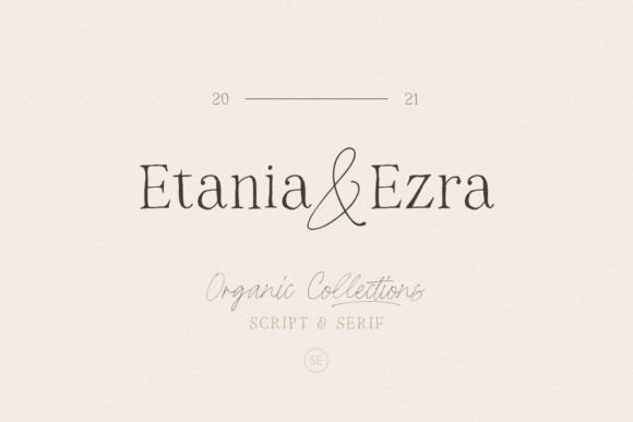 Etania Ezra: A Serif & Script Font That Elevates Small Business Branding