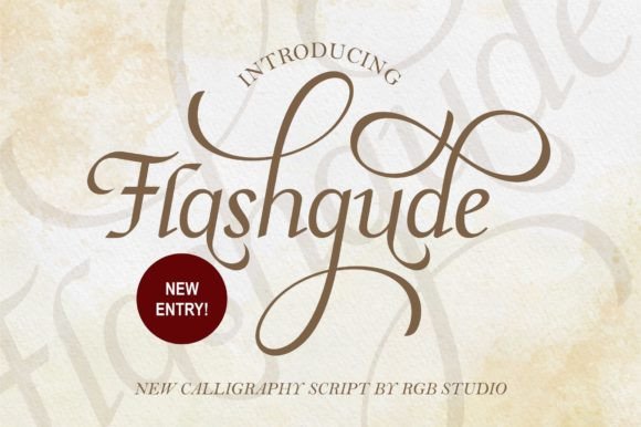 Flashgude: A Fresh Script Font That Elevates Small Business Branding