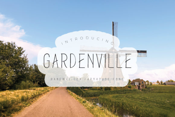 Garden Ville: A Handwritten Font for Editorial Charm and Readability