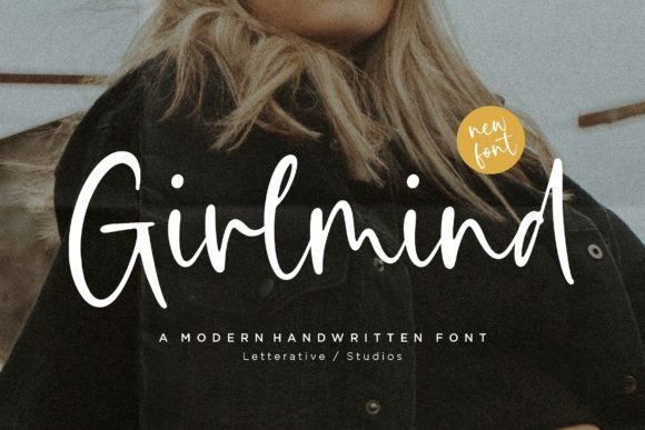 Girlmind: A Modern Handwritten Font for Thoughtful Editorial Design
