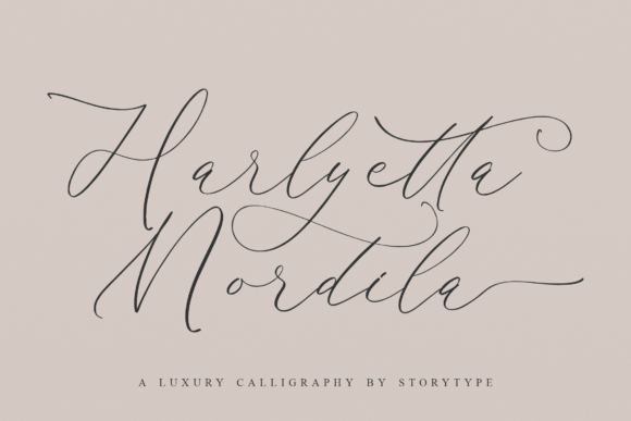Harlyetta Mordila: A Delicate Handwritten Font for Elegant Brand Identities