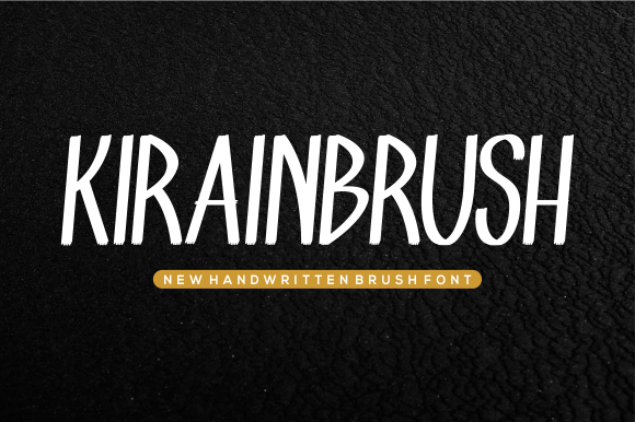 Kirainbrush: A Handwritten Font That Elevates Campaign Visuals with Personality