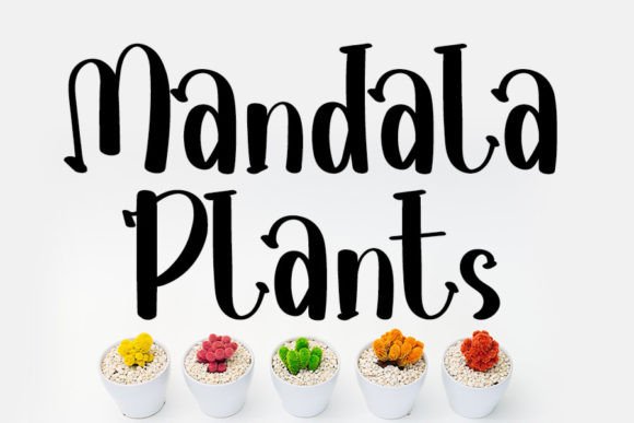 Mandala Plants: A Handwritten Font That Elevates Brand Identity with Elegance
