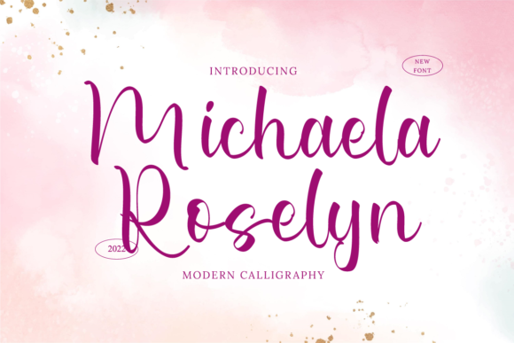 Michaela Roselyn: A Stylish Script Font for Modern Web Design Projects