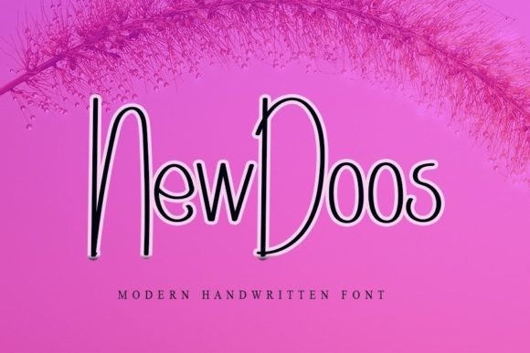 Newdoos: A Fresh Handwritten Font for Modern Brand Campaigns