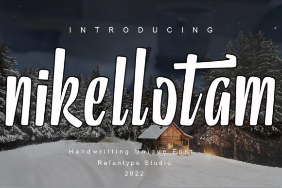 Nikellotam: A Playful Script Font for Editorial Charm