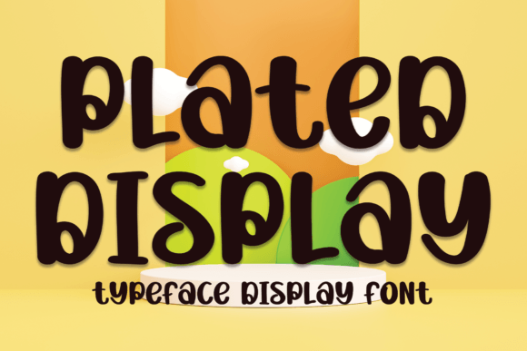 Plated Display: A Sweet, Handwritten Font That Elevates Small Business Branding