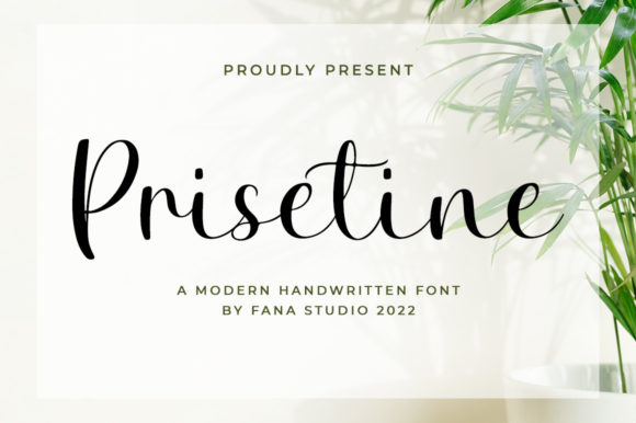 Prisetine: A Stylish Script Font That Elevates Brand Identity