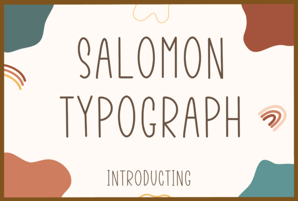 Salomon Typograph: A Sweet Handwritten Font for Crafters & Small Product Makers