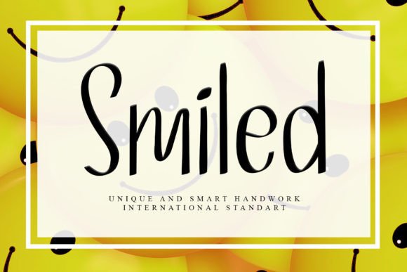 Smiled: The Handwritten Font That Elevates Your Craft and Product Designs