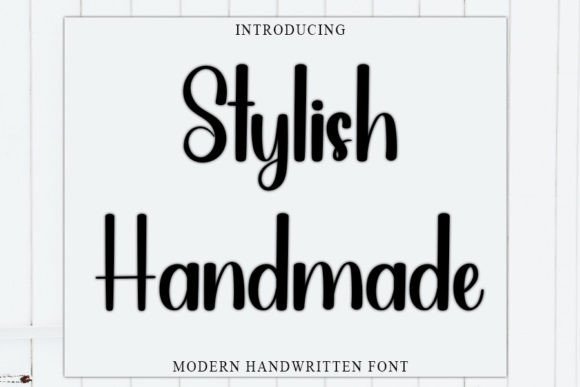 Stylish Handmade: A Script Font That Elevates Digital Marketing Visuals