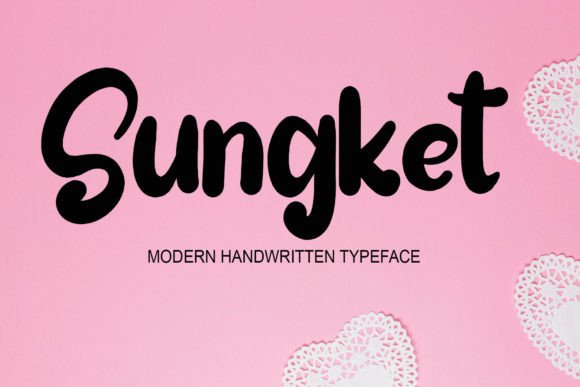 Sungket: A Handwritten Script Font for Modern Web and Digital Design