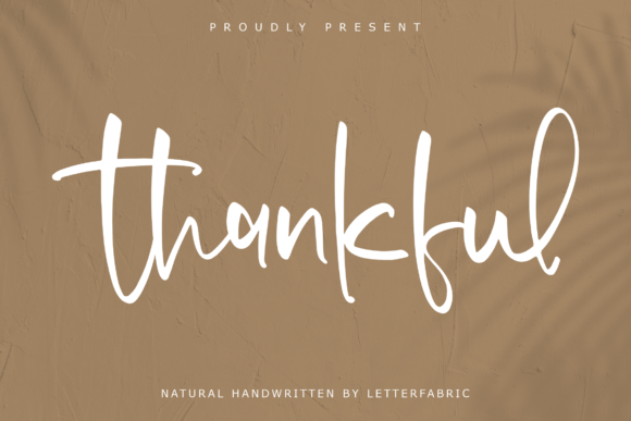 Thankful: A Handwritten Font That Elevates Small Business Branding
