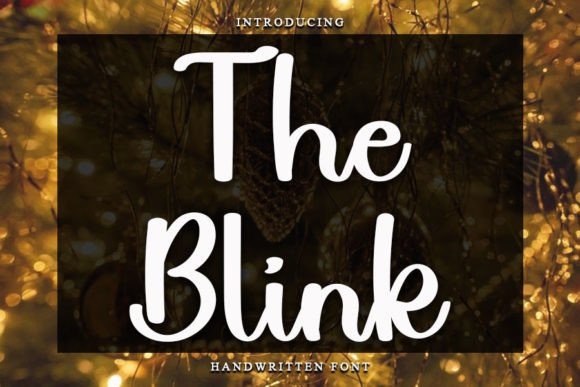 The Blink: A Handwritten Font That Brings Magic to Your Craft and Brand
