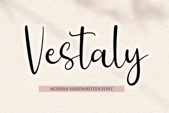 Vestaly: A Handwritten Font for Elegant Editorial Design