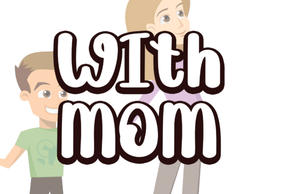 With Mom: A Sweet Script Font for Modern Web Design Projects