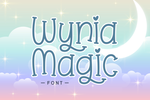 Wynia Magic: A Whimsical Script Font for Crafters and Product Makers